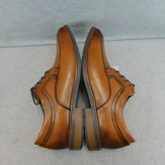 Rockport Men's Brown Dressport Slayter Apron Toe Oxford Dress Shoes - Size 9