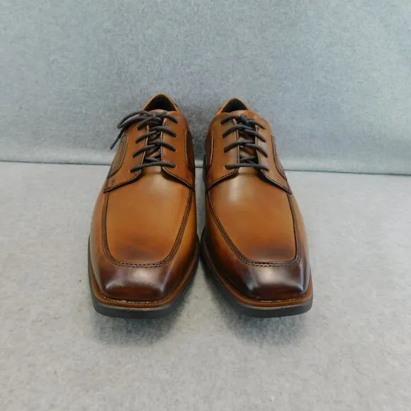 Rockport Men's Brown Dressport Slayter Apron Toe Oxford Dress Shoes - Size 9