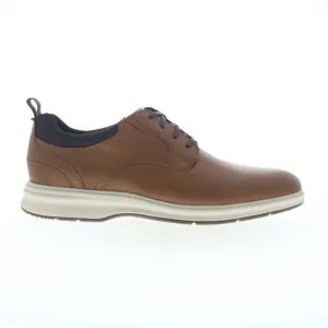 Rockport Mens Total Motion City Plain Toe Brown Shoes (NWT)
