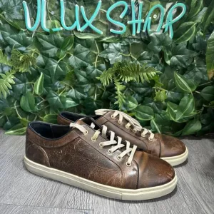 Rodd and Gunn Leather Sneaker Men's 43 US 10 Brown Aria Casual Shoes