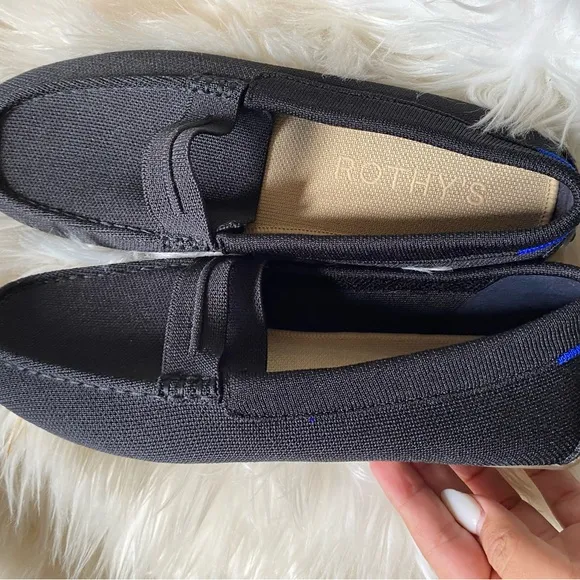Rothy's Black drive loafers size 11 women’s