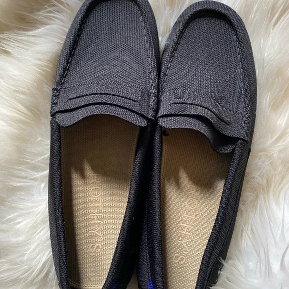 Rothy's Black drive loafers size 11 women’s