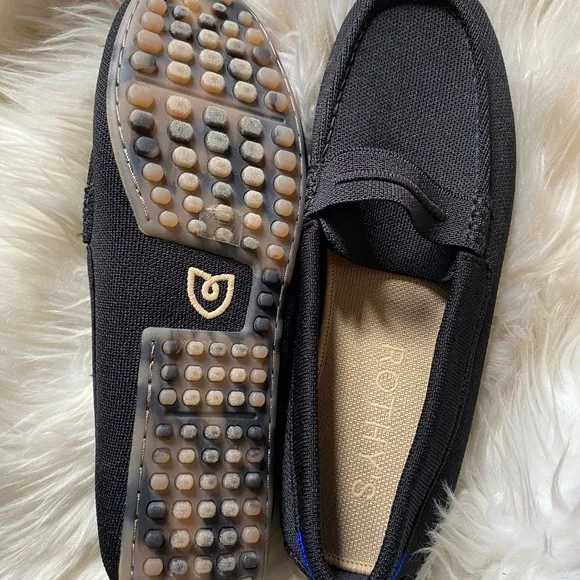 Rothy's Black drive loafers size 11 women’s