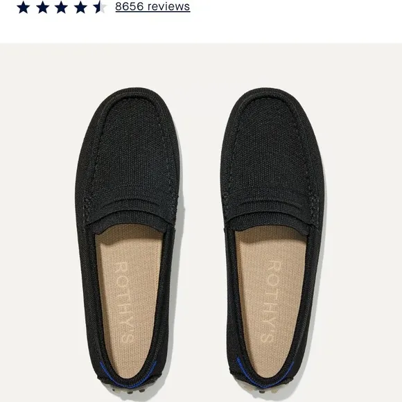 Rothy's Black drive loafers size 11 women’s