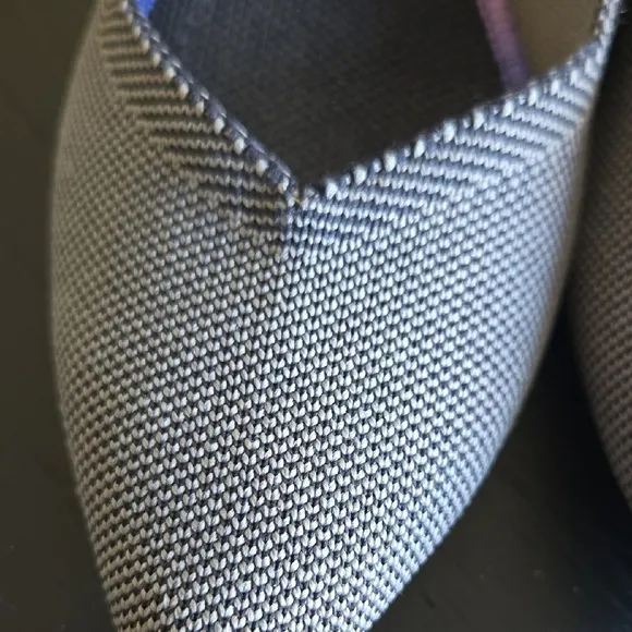 Rothy's Gray Flats Sleek Minimalist Design