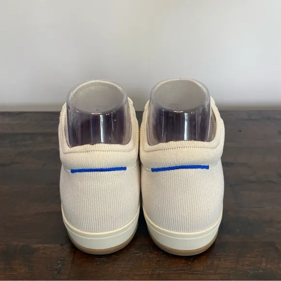 Rothy’s The Lace Up Yellow Candy Stripe Sneakers Women’s Size 8