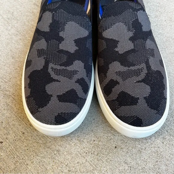 Rothy’s The Slip On Sneaker Grey Camo Size 10