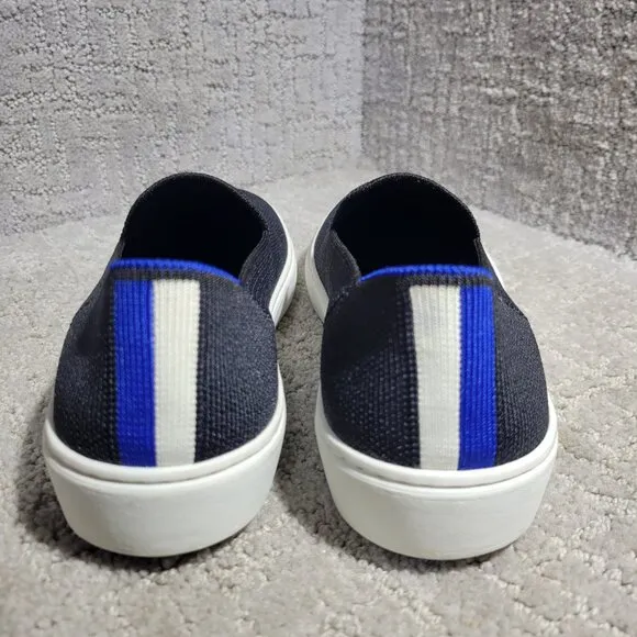 Rothy's The Sneaker Women's Size 7 US Black Solid Textile Slip On Casual Shoes