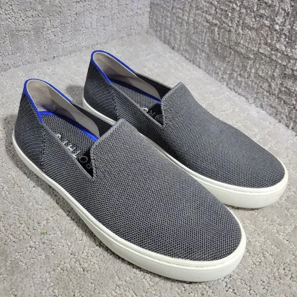 Rothy's The Sneaker Women's Size 7 US Steel Gray Textile Slip On Casual Shoes