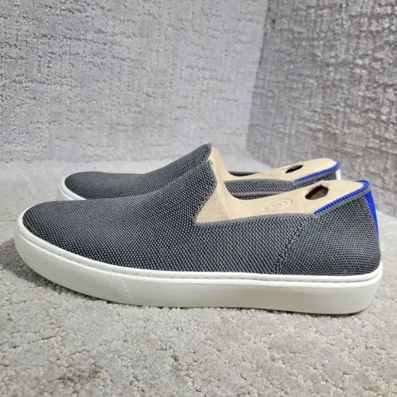 Rothy's The Sneaker Women's Size 7 US Steel Gray Textile Slip On Casual Shoes