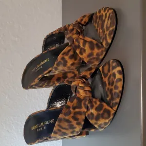 Saint Laurent Bianca 100mm Mule