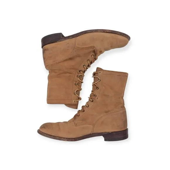 ☀️SALE☀️ Vintage Justin Apache Roper Lace-up Boots Size: 8