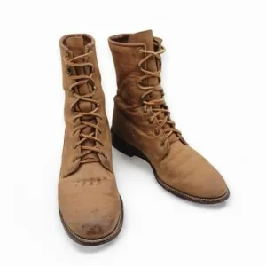 ☀️SALE☀️ Vintage Justin Apache Roper Lace-up Boots Size: 8