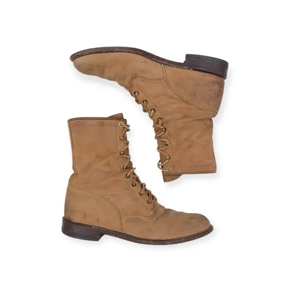 ☀️SALE☀️ Vintage Justin Apache Roper Lace-up Boots Size: 8