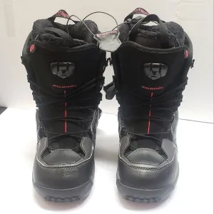 Salomon Ivy Snowboard Custom Fit Sport Black &amp; Pink Snowboard Boots size 6