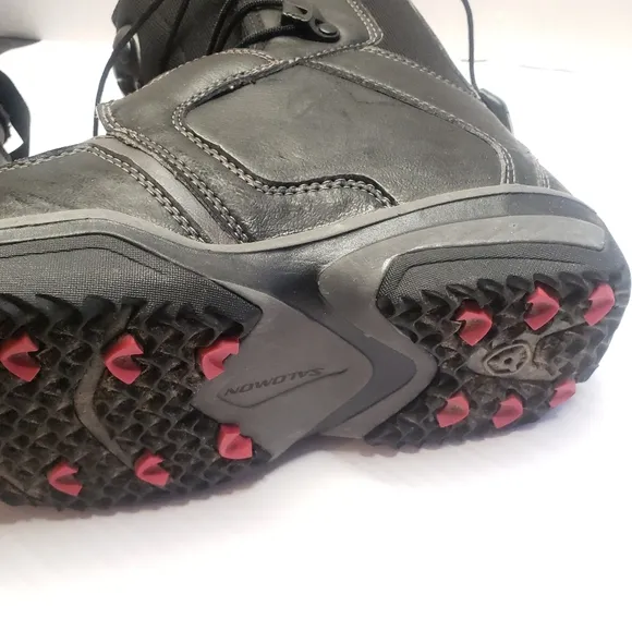 Salomon Ivy Snowboard Custom Fit Sport Black &amp; Pink Snowboard Boots size 6