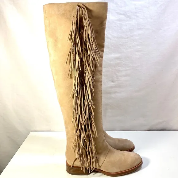 Sam Edelman Josephine Fringe Tall Boot 5