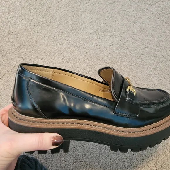 Sam Edelman Laurs Lug Sole Horsebit Loafer