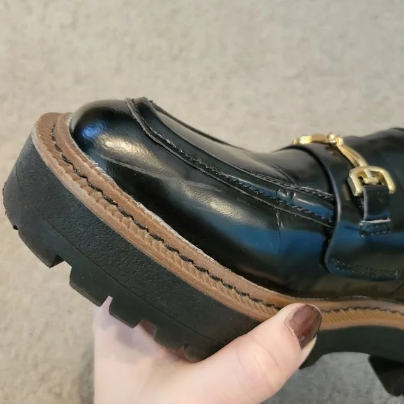 Sam Edelman Laurs Lug Sole Horsebit Loafer