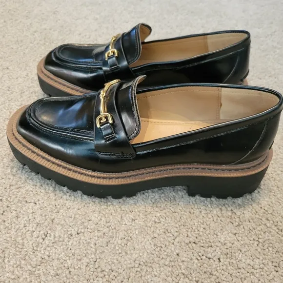 Sam Edelman Laurs Lug Sole Horsebit Loafer