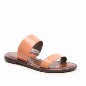 SAM EDELMAN Krista Flat Slip-On Slide Sandals Peach 7.5