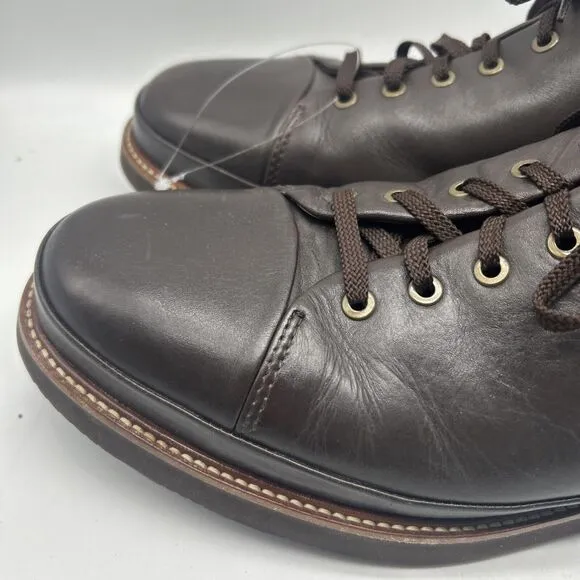 Samuel Hubbard Dress Shoes Mens 15 W Brown Leather Lace