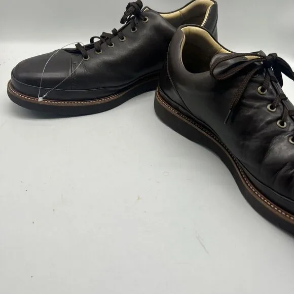 Samuel Hubbard Dress Shoes Mens 15 W Brown Leather Lace
