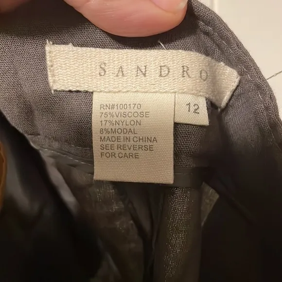 Sandro Heath Cliff Capri Pants NWT
