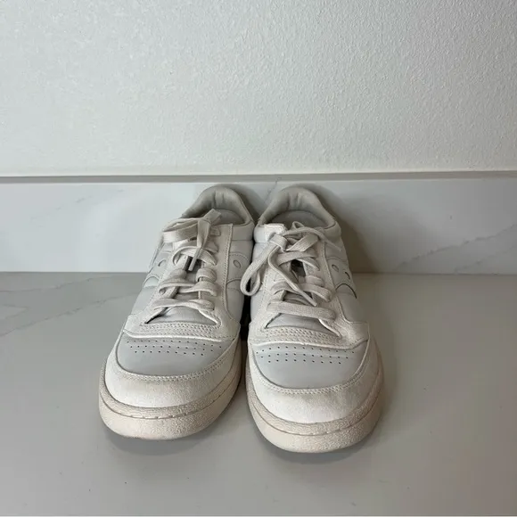 Saucony Mens Jazz Court Sneakers Lace Up White Casual Athletic Shoes Size 9