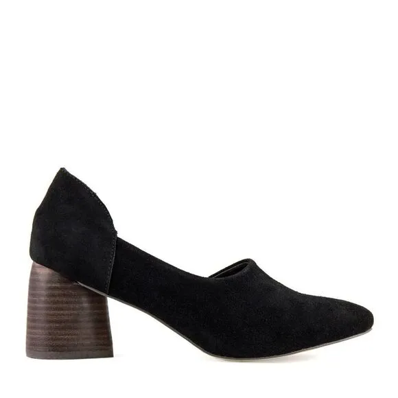 Sbicca Black Leather Suede Shoes