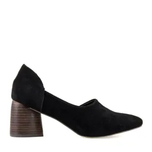 Sbicca Black Leather Suede Shoes