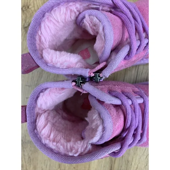 Sesame Street X Ugg Boots Toddler Girls 12 Pink Abby Cadabby And Elmo 1147231T