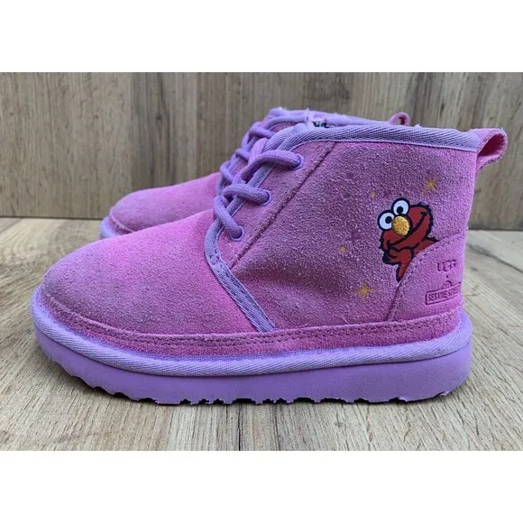 Sesame Street X Ugg Boots Toddler Girls 12 Pink Abby Cadabby And Elmo 1147231T