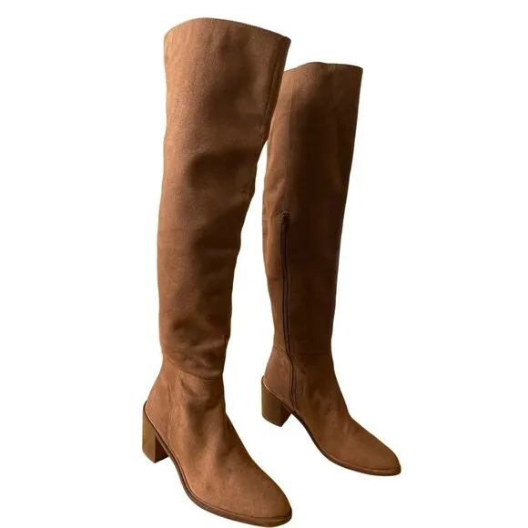 Seychelles Gifted Over the Knee Brown Boots Size 9 NEW
