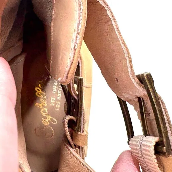 Seychelles Give It a Whirl Ankle Boots 8 Tan NWOT Buckle Ankle Booties Boho