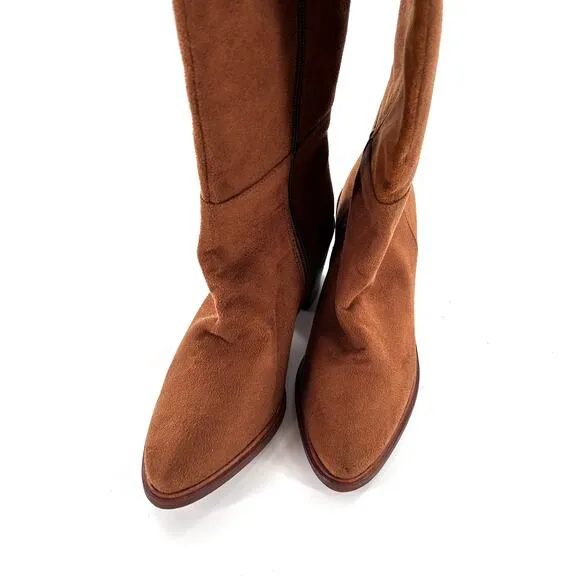 Seychelles Paradise City Over Knee Boots 7.5 NWOT Cognac Tan OTK Cognac Tan Boho