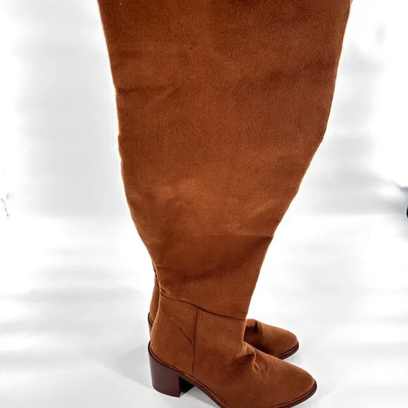 Seychelles Paradise City Over Knee Boots 7.5 NWOT Cognac Tan OTK Cognac Tan Boho