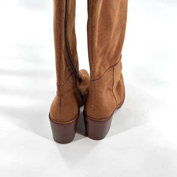 Seychelles Paradise City Over Knee Boots 7.5 NWOT Cognac Tan OTK Cognac Tan Boho