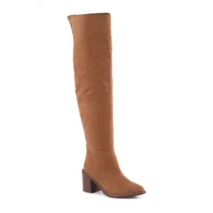 Seychelles Paradise City Over Knee Boots 7.5 NWOT Cognac Tan OTK Cognac Tan Boho