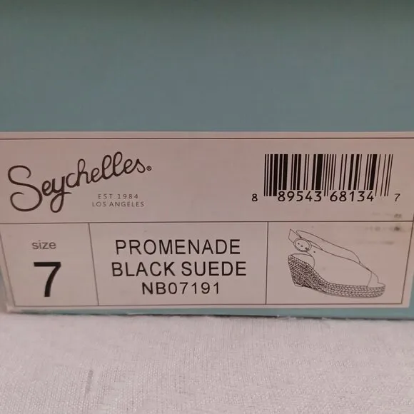 SEYCHELLES Promenade Peep Toe Suede Espadrille Wedges
