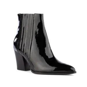 SEYCHELLESFare Pointed Toe Bootie - Black PatentLeather size 8.5