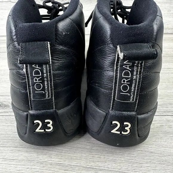 Size 11 - Air Jordan 12 Retro‎ The Master Black*