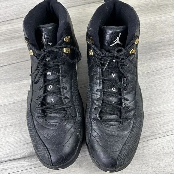 Size 11 - Air Jordan 12 Retro‎ The Master Black*