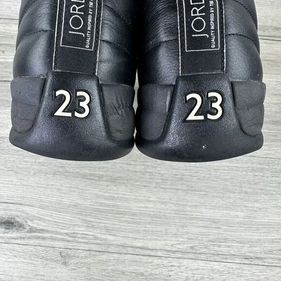 Size 11 - Air Jordan 12 Retro‎ The Master Black*