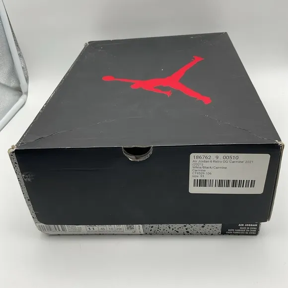 Size 11 - Jordan 6 Retro OG Mid Carmine (CT8529-106)