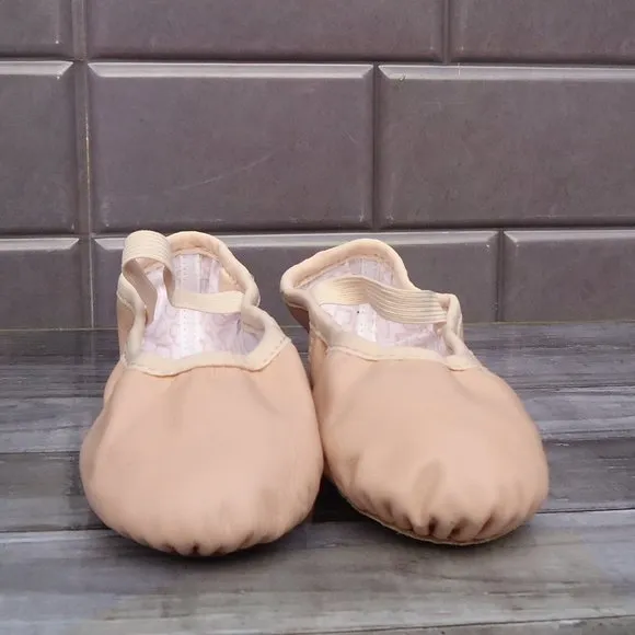 Size 12 C. BLOCH children's BELLE leather ballet shoes.