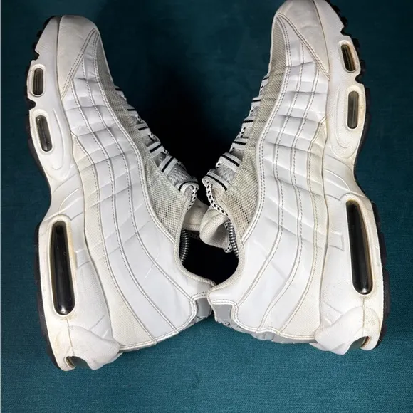Size 12 - Men’s Nike Air Max 95 white shoes