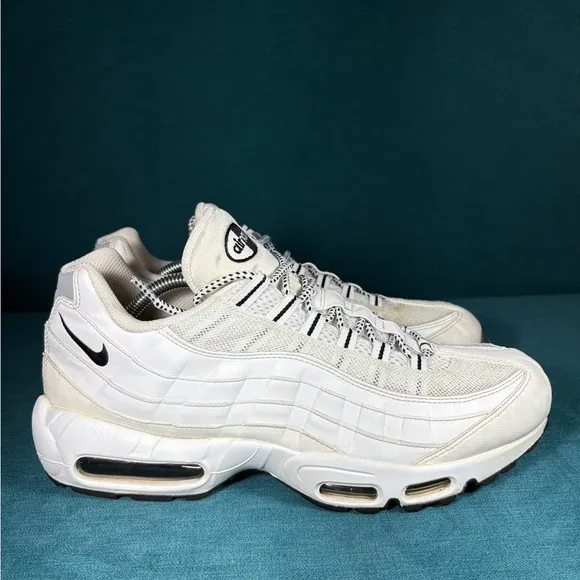 Size 12 - Men’s Nike Air Max 95 white shoes