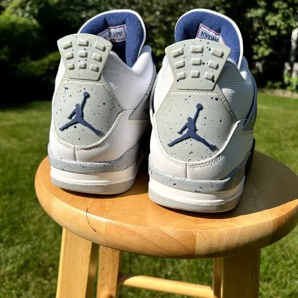 Size 12 - Nike Air Jordan 4 Retro Midnight Navy Men's Shoes - Ships Now
