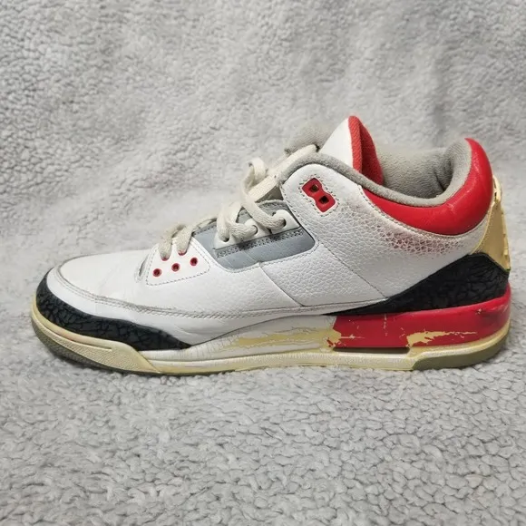 Size 13 - Air Jordan 3 Retro 2007 Fire Red
